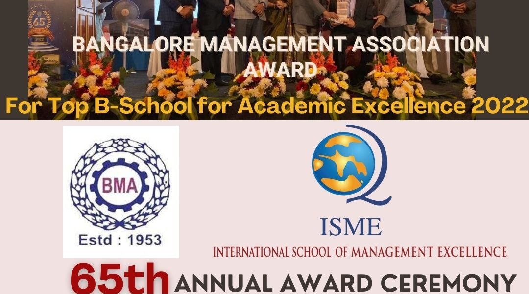 ISME conferred BMA at 65th ANNUAL AWARDS